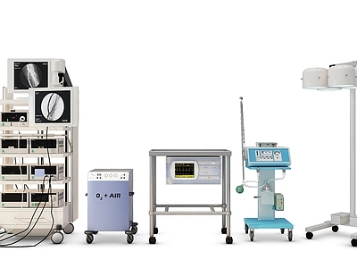 现代医疗器材 医疗器械 检测仪器 B超机 医疗器材 治疗仪