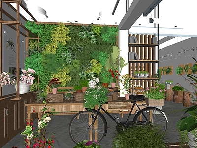 北欧花店 奶茶店 咖啡厅 甜品店 水吧 主题 店铺