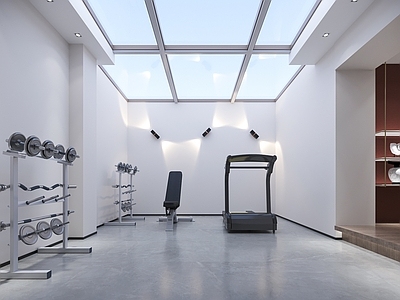 现代家居健身房