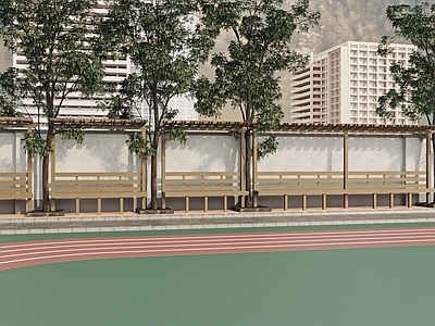 现代学校操场