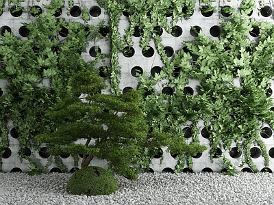 现代绿植墙