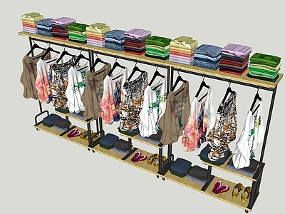 现代展架 服装架