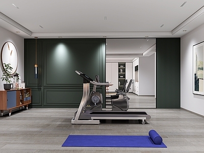 现代家居健身房