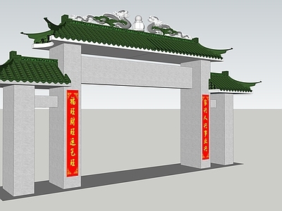中式牌坊牌楼
