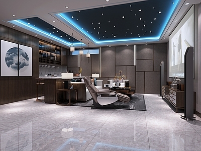 新中式影音室 家居