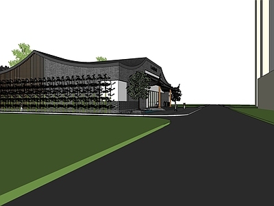 新中式文化场馆 公建