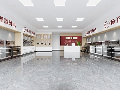 现代家居专卖店 集成灶
