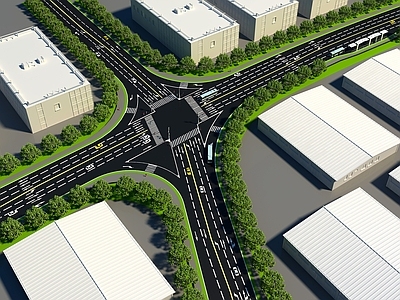 现代道路设施