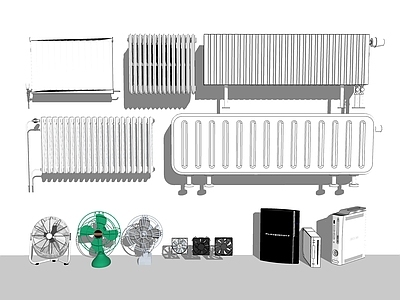 现代风扇 暖气片