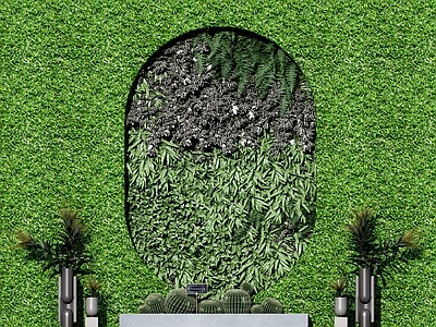 现代绿植墙