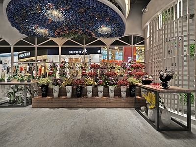 现代花店 多肉 玫瑰花