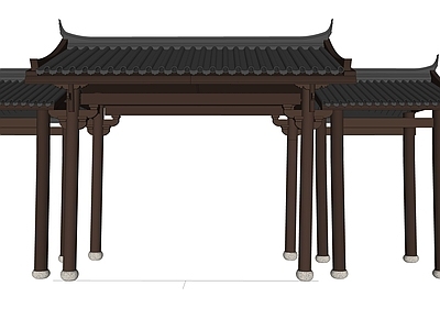 中式牌坊牌楼 门廊 入口