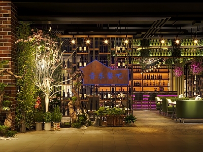 工业风酒吧 清吧