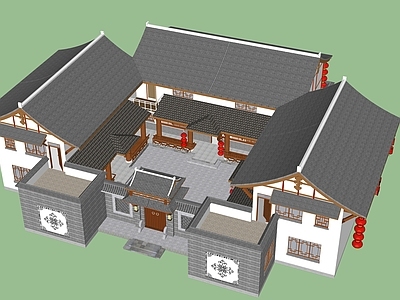 中式四合院