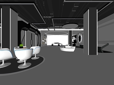 现代汽车展厅