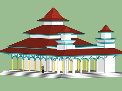 东南亚风格建筑 寺庙