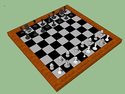 现代棋盘