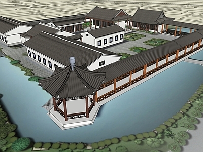 中式文化场馆
