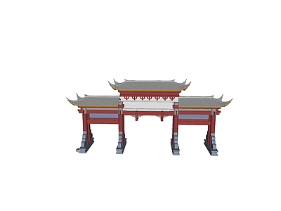 中式牌坊牌楼