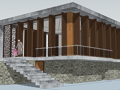 东南亚风格建筑 寺庙