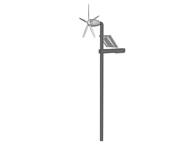 现代路灯 风能 太阳能