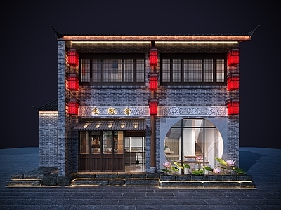 新中式古建筑
