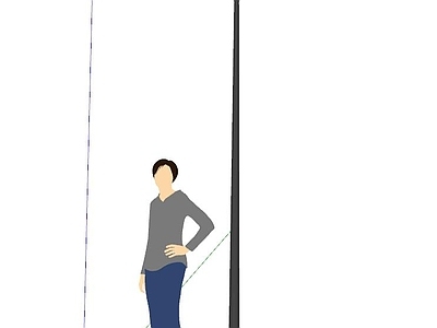 现代路灯