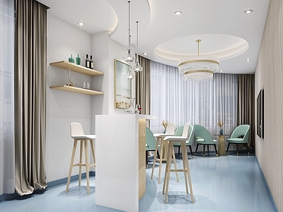 现代酒吧休闲区