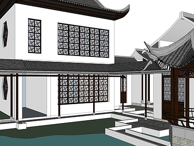 中式四合院 私人会所 度假酒店