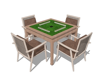 现代麻将桌 棋牌桌
