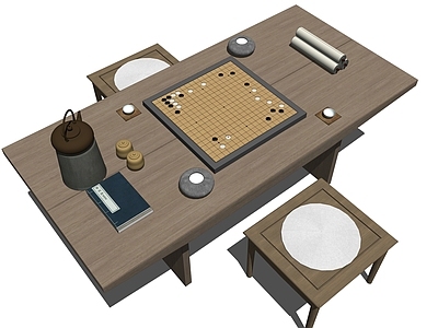 新中式棋牌桌 围棋