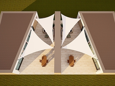 现代乡村民房 小建筑