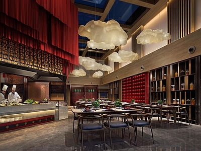 新中式自助餐厅