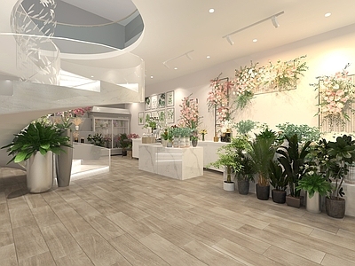 现代风格花店