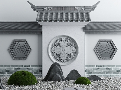 新中式牌楼牌坊 园林 园艺小品 枯山水石