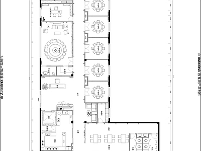 中式餐饮空间 酒楼 施工图