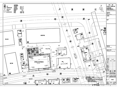 现代简约文化建筑比利时世博馆施工图