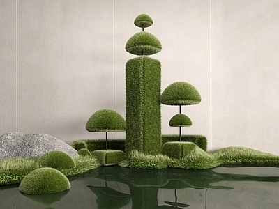 现代绿植墙