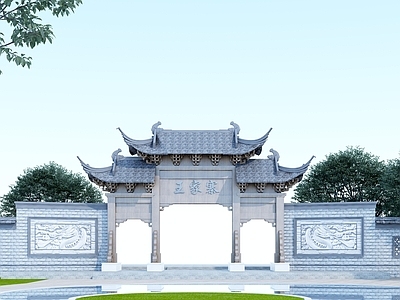中式牌楼牌坊