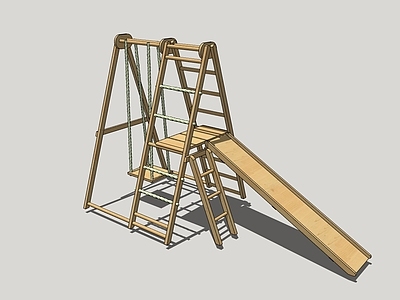 现代儿童滑梯 秋千