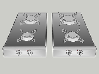 现代灶台 燃气炉