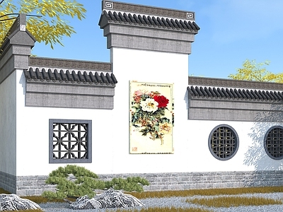 中式牌楼牌坊 古建筑