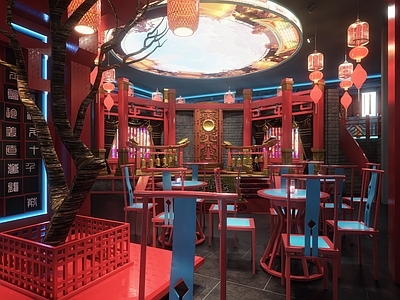中式酒吧 舞台