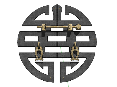 中式门把手 门拉手