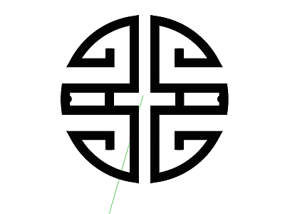 中式门把手