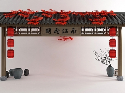 中式门头 楼