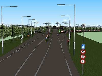 现代道路 高速公路
