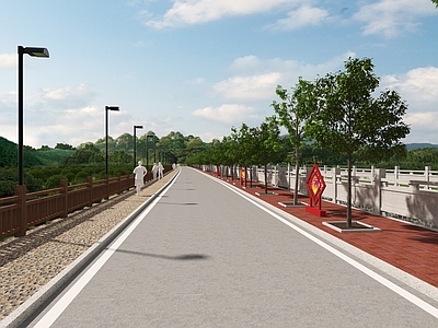 现代道路设施