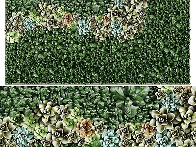 现代绿植墙