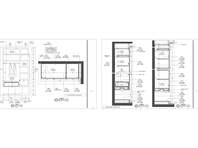 衣柜平立剖面图